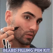 KIT DE RELLENO PARA BARBA Y CEJAS (LÁPIZ + CEPILLO) 😱😎